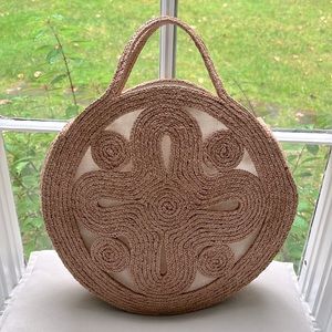 Sans Arcidet woven top handle handbag